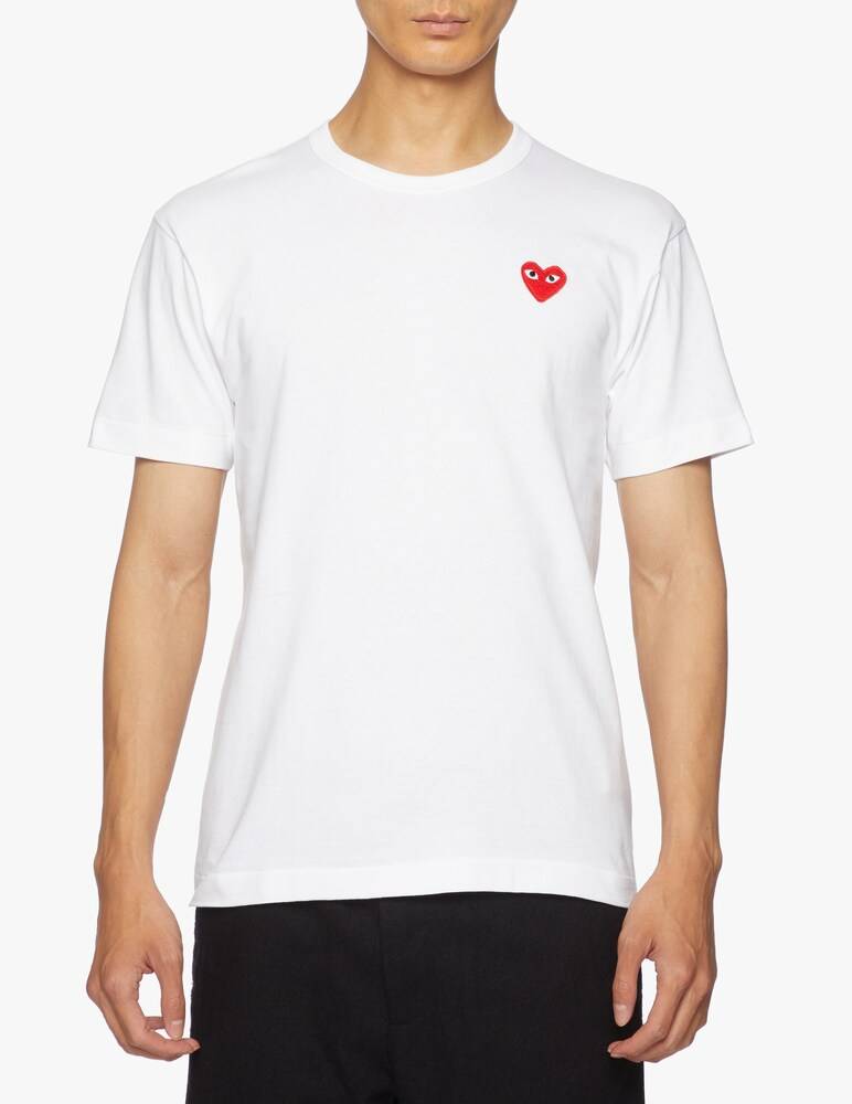 Comme des Garçons Play T-shirt play con logo a cuore