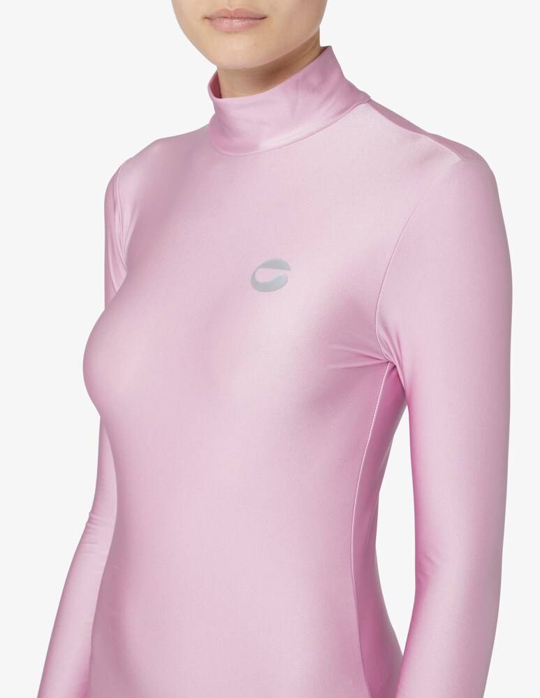 Coperni Mini Abito Aderente Con Collo Alto