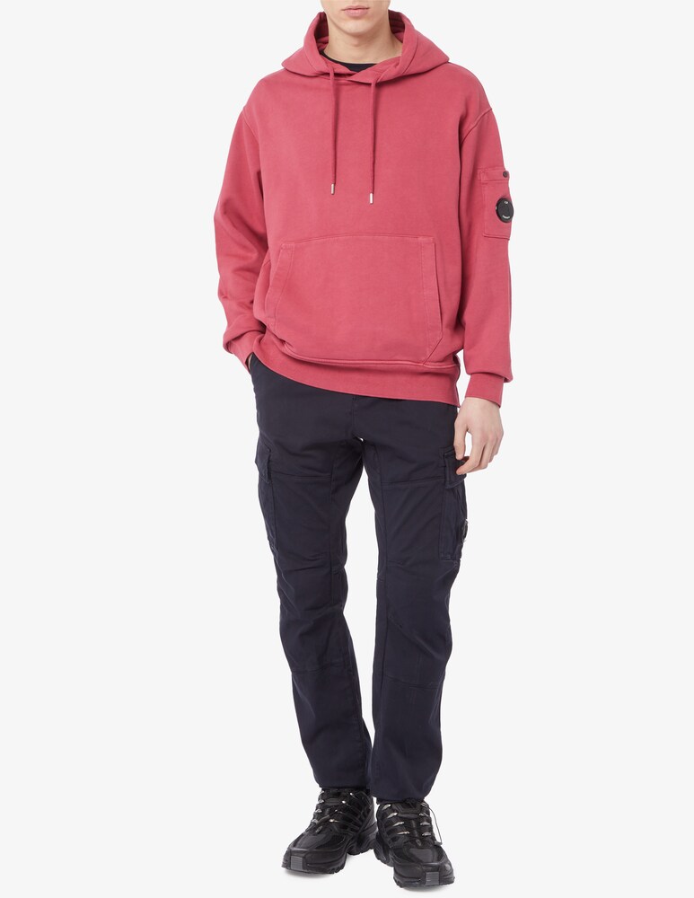 Cp Company Felpa Con Cappuccio Diagonal Lens