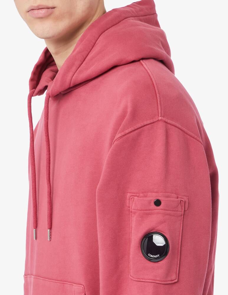 Cp Company Felpa Con Cappuccio Diagonal Lens