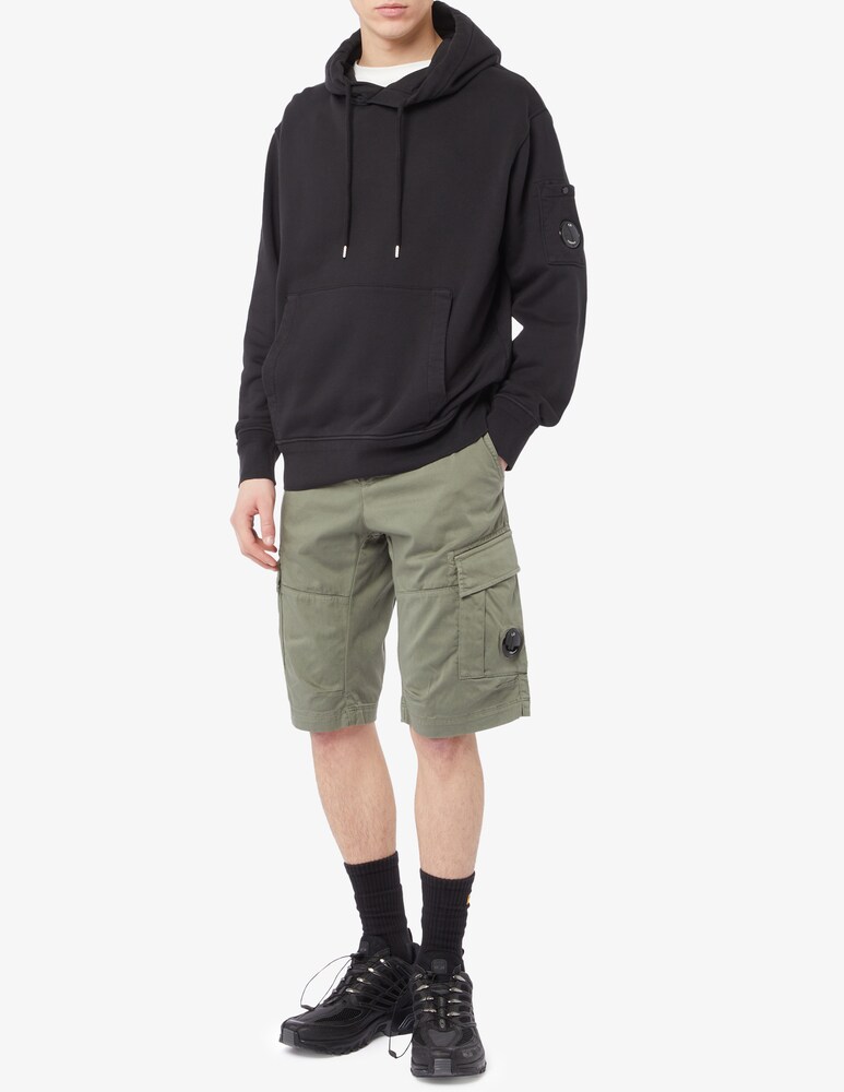 Cp Company Felpa Con Cappuccio Diagonal Lens