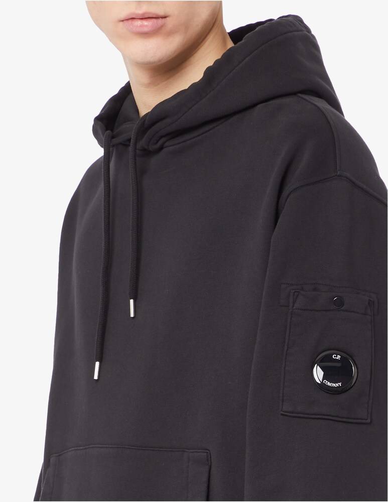 Cp Company Felpa Con Cappuccio Diagonal Lens