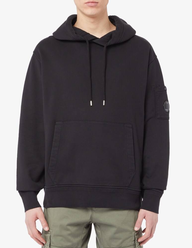Cp Company Felpa con cappuccio diagonal lens