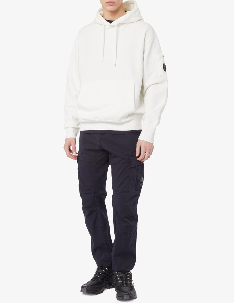 Cp Company Felpa Con Cappuccio Diagonal Lens
