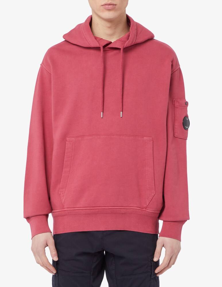Cp Company Felpa con cappuccio diagonal lens