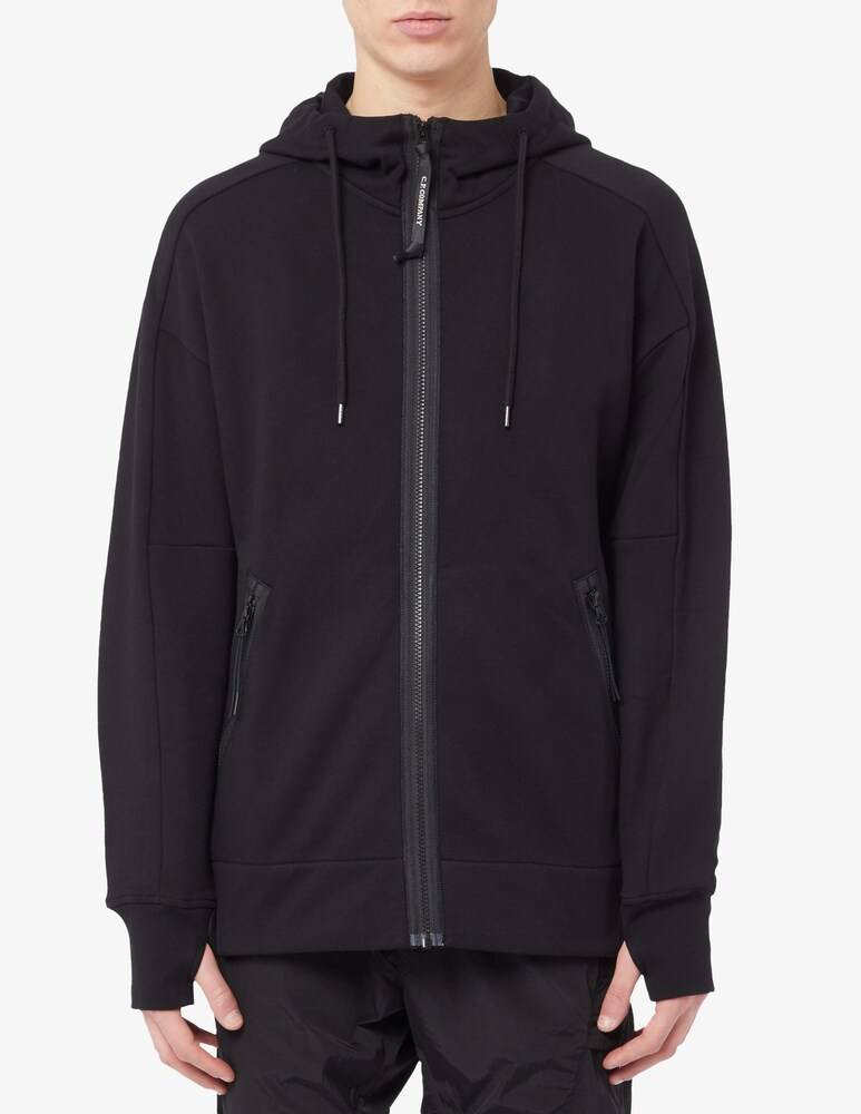 Cp Company Felpa con cappuccio diagonal raised goggle