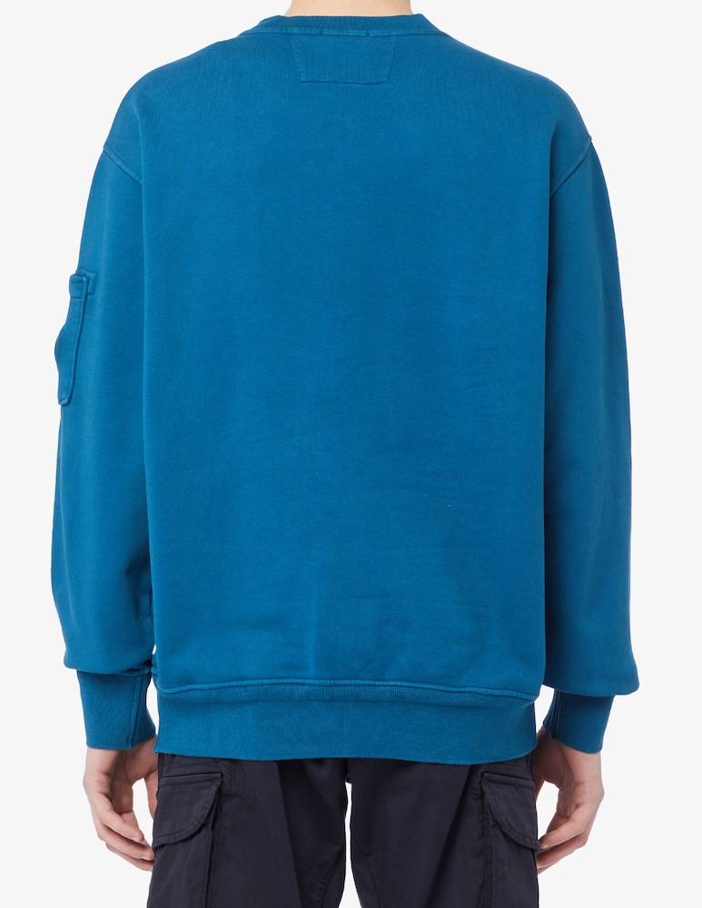 Cp Company Felpa Girocollo Diagonal Lens