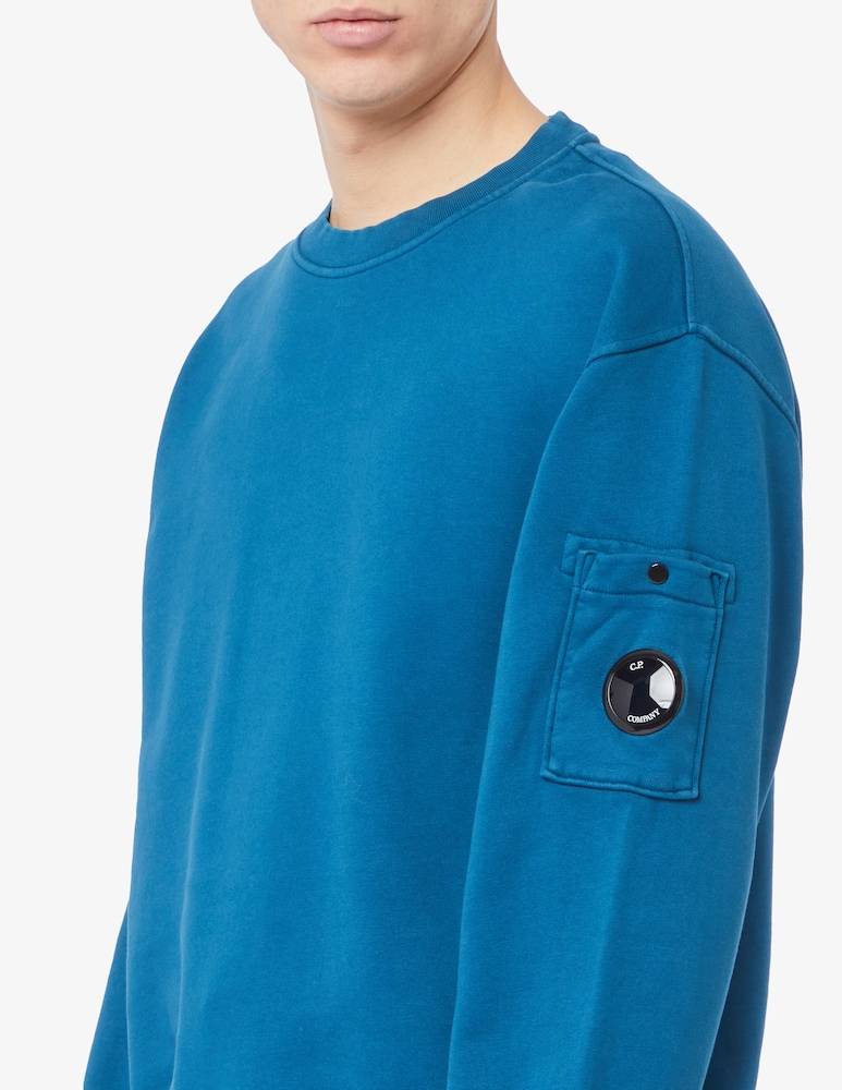 Cp Company Felpa Girocollo Diagonal Lens