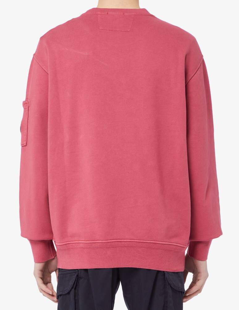 Cp Company Felpa Girocollo Diagonal Lens