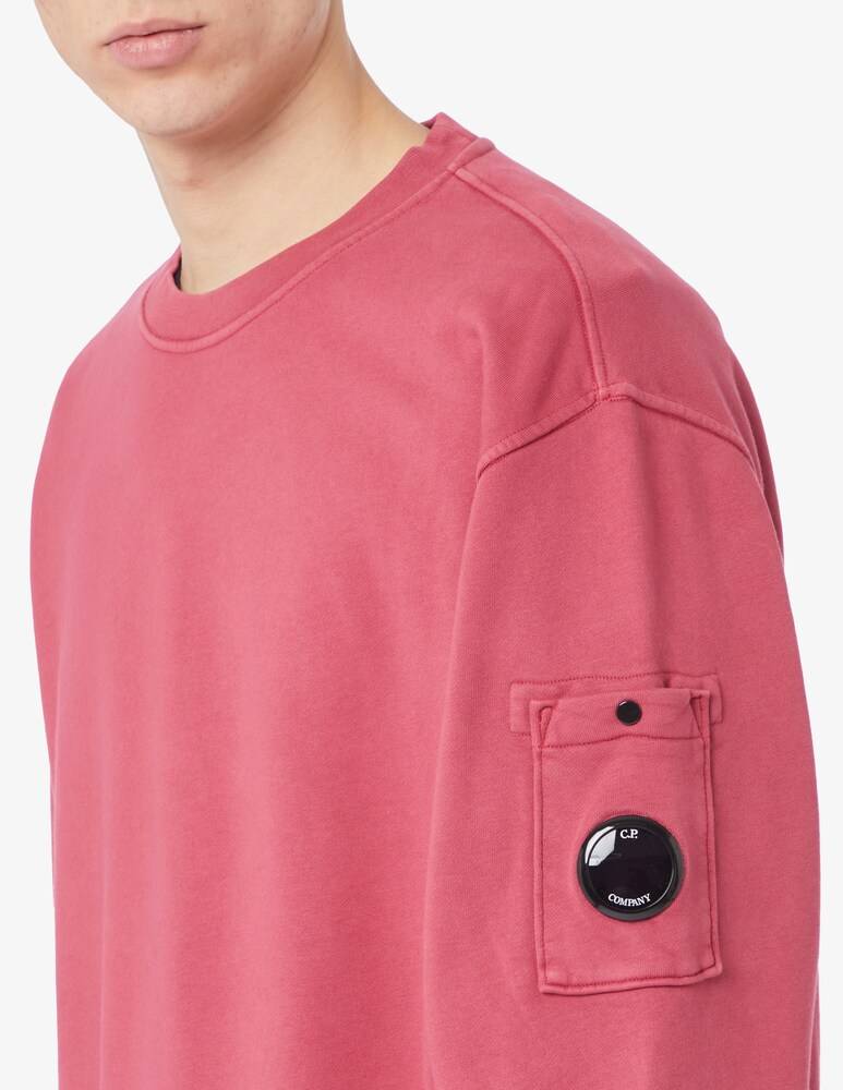 Cp Company Felpa Girocollo Diagonal Lens