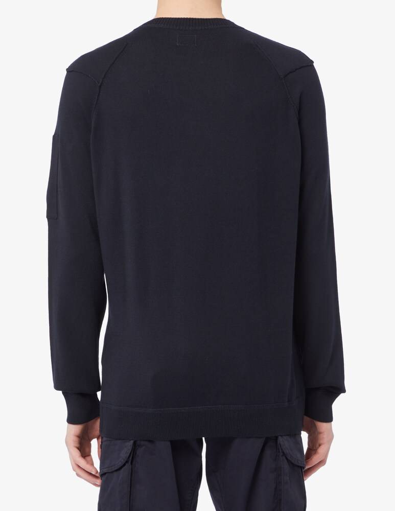 Cp Company Maglia Knit Sea Island Lens