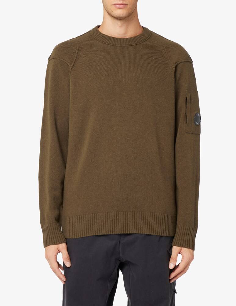 Cp Company Maglia lens in lana d'agnello