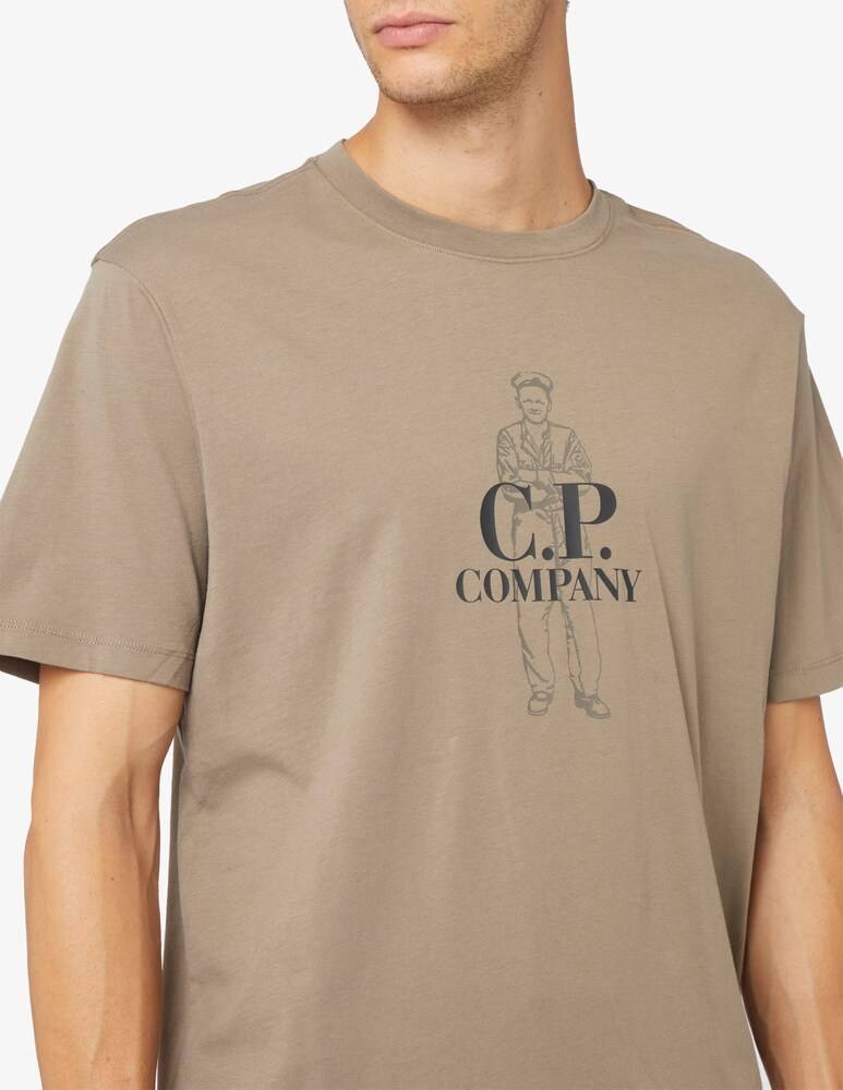 Cp Company Maglietta Big Logo Front