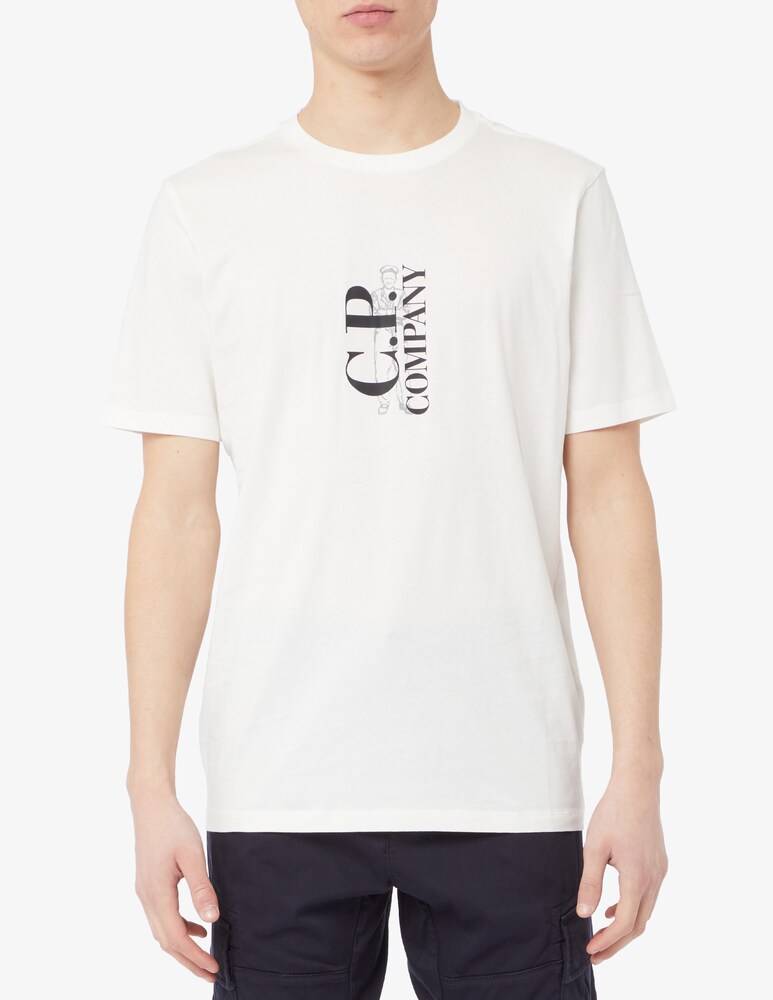 Cp Company Maglietta sailor retro logo fronte
