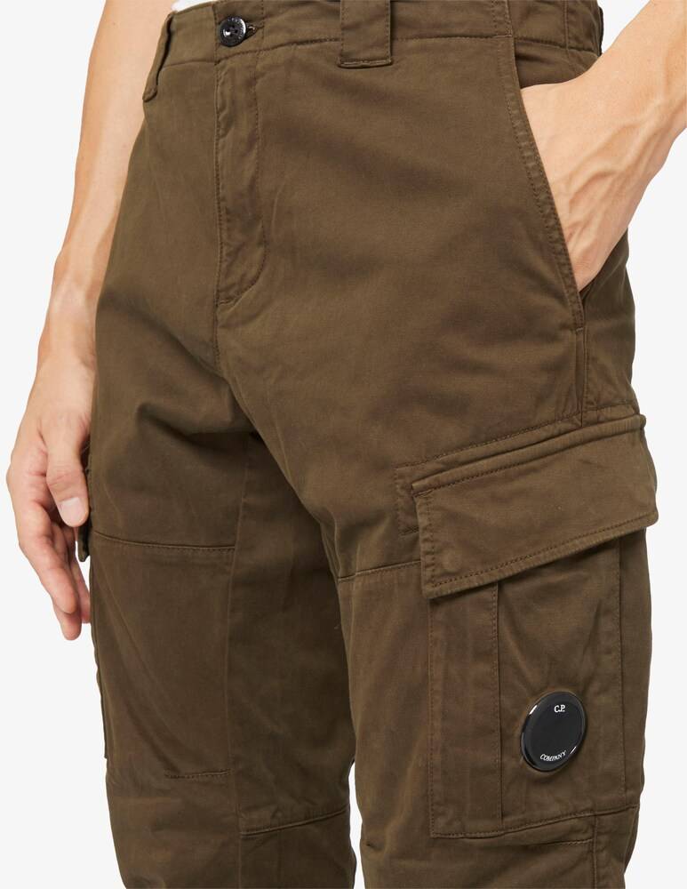 Cp Company Pantalone Cargo Lens Slim Fit