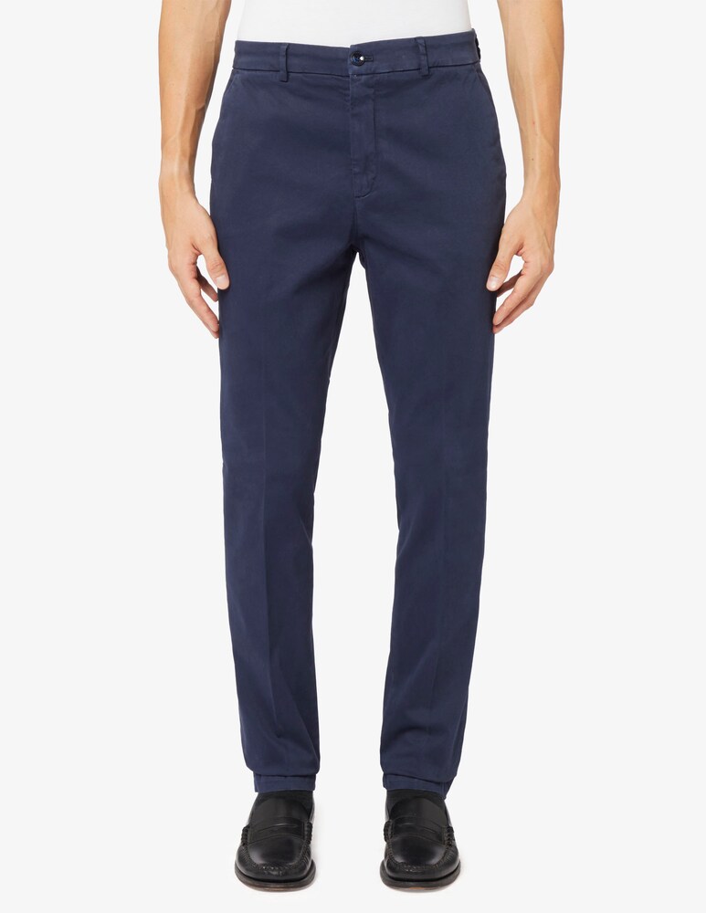 Cruna Pantaloni Brera Gabardina Slim