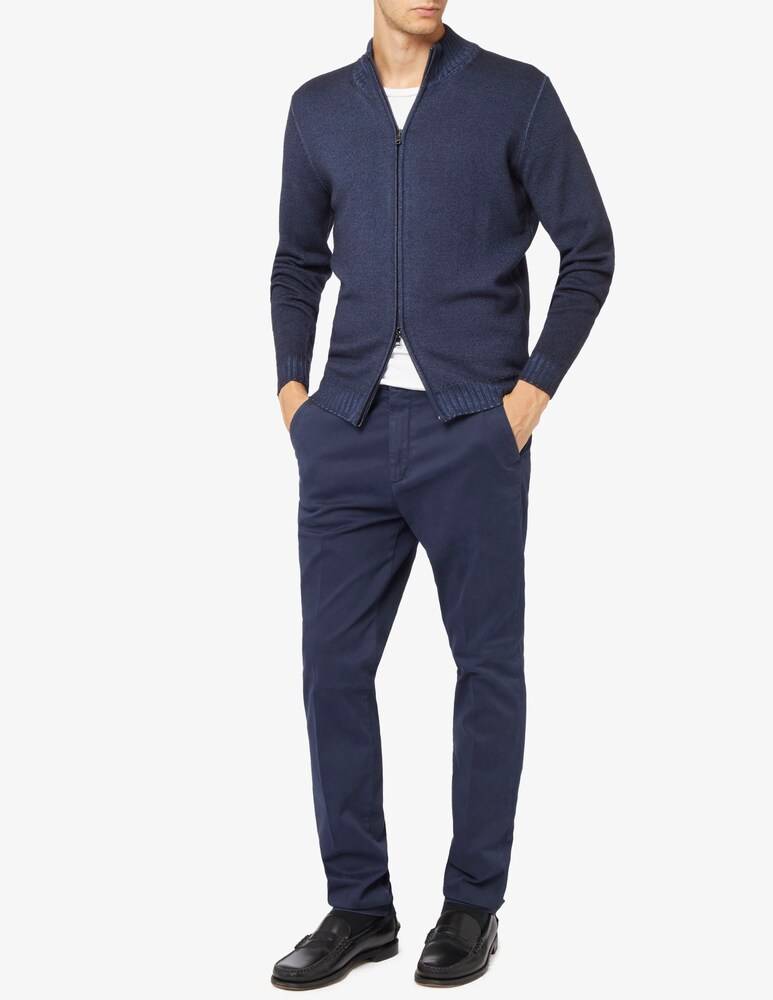 Cruna Pantaloni Brera Gabardina Slim