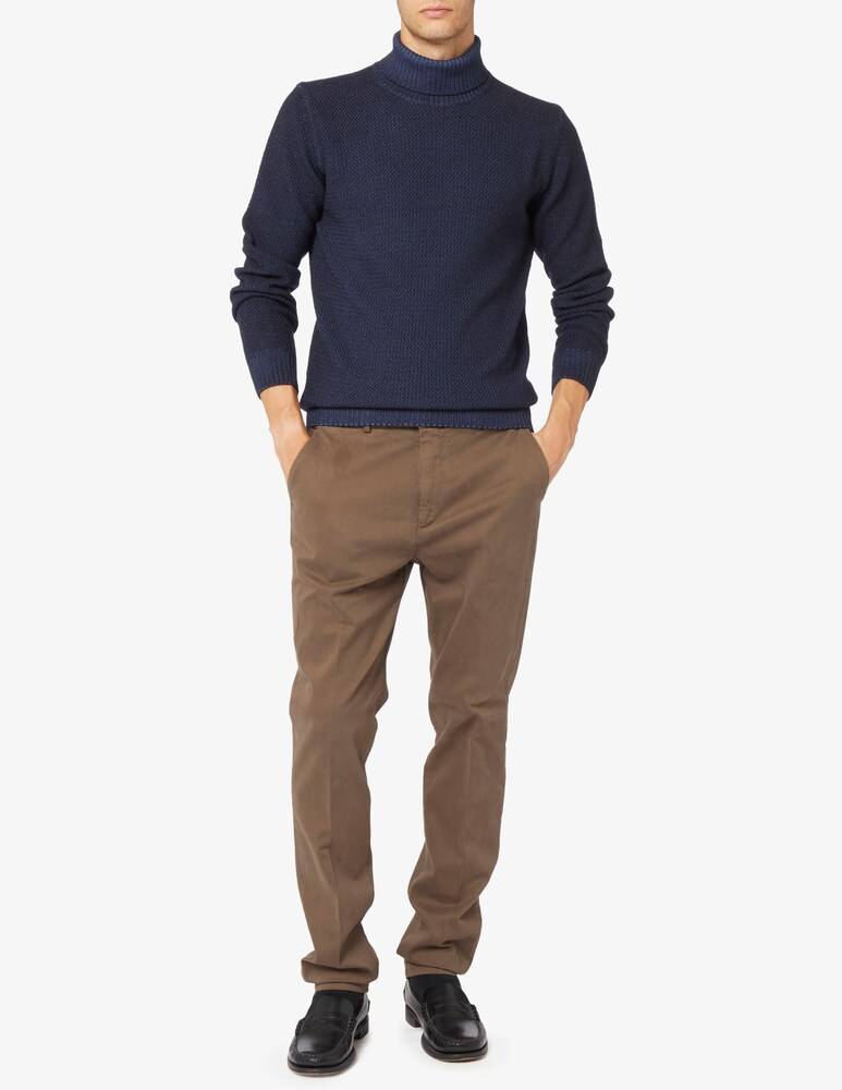 Cruna Pantaloni Brera Gabardina Slim