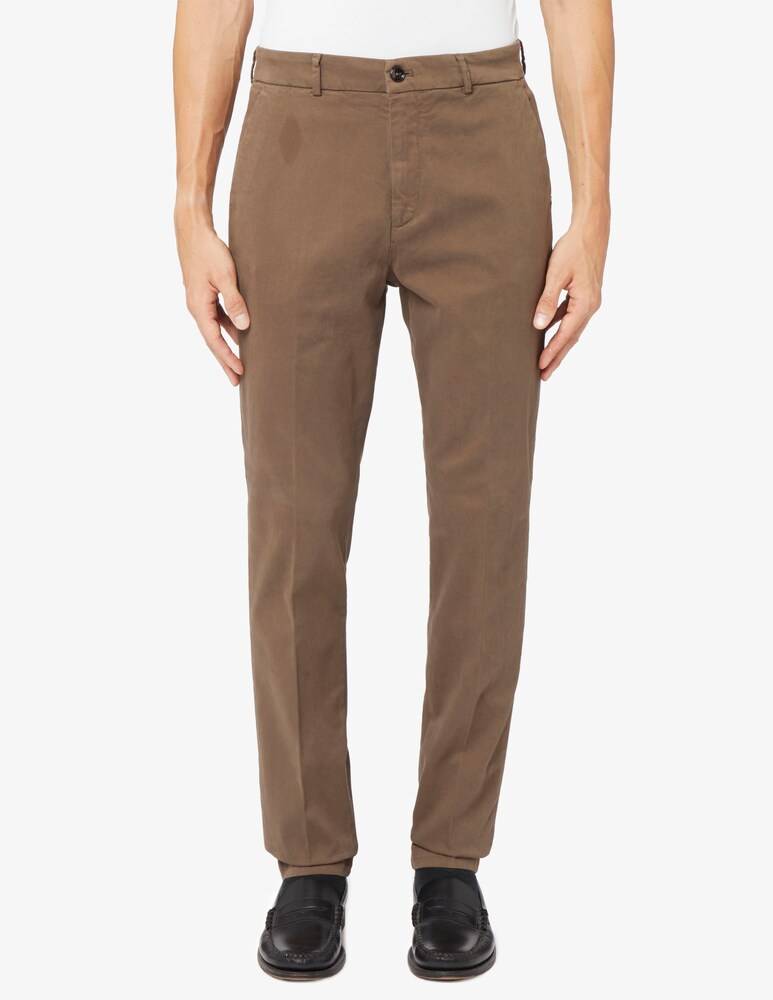 Cruna Pantaloni brera gabardina slim