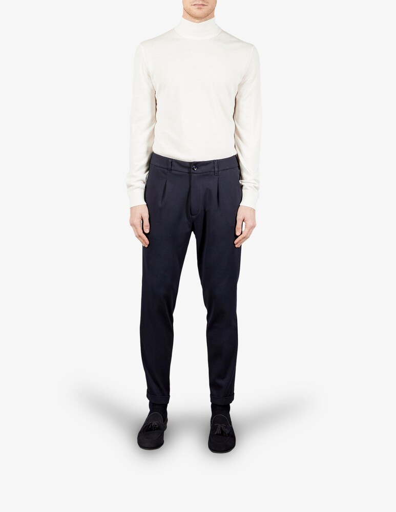 Cruna Pantaloni brera gabardina slim