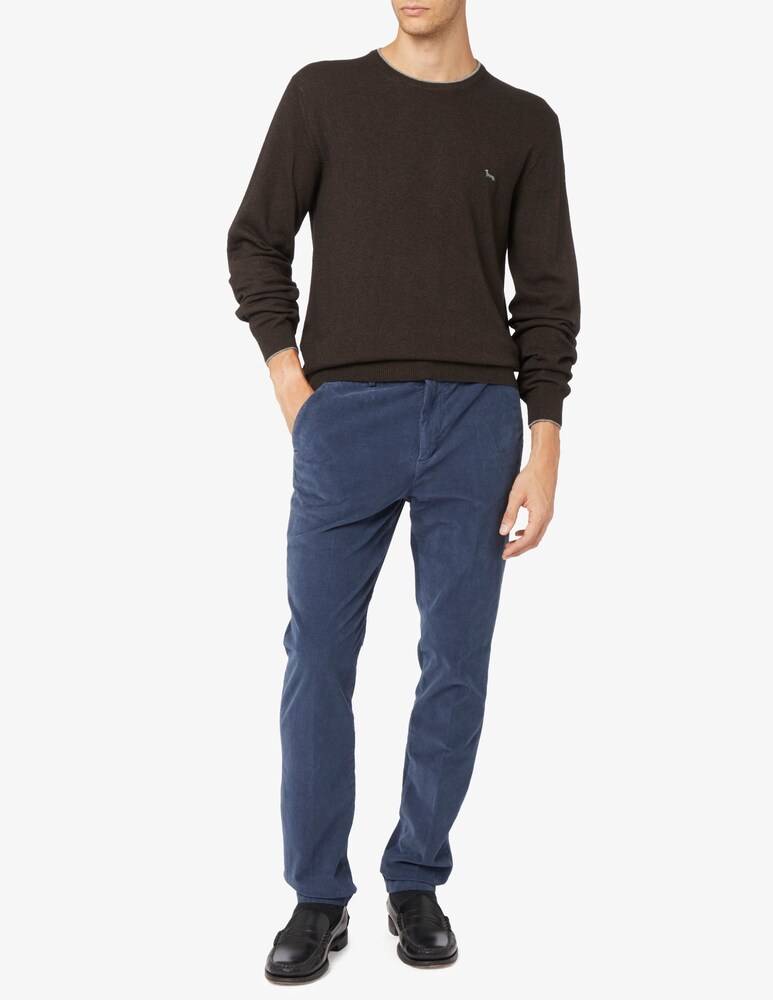 Cruna Pantaloni Brera Velluto 2000 Righe