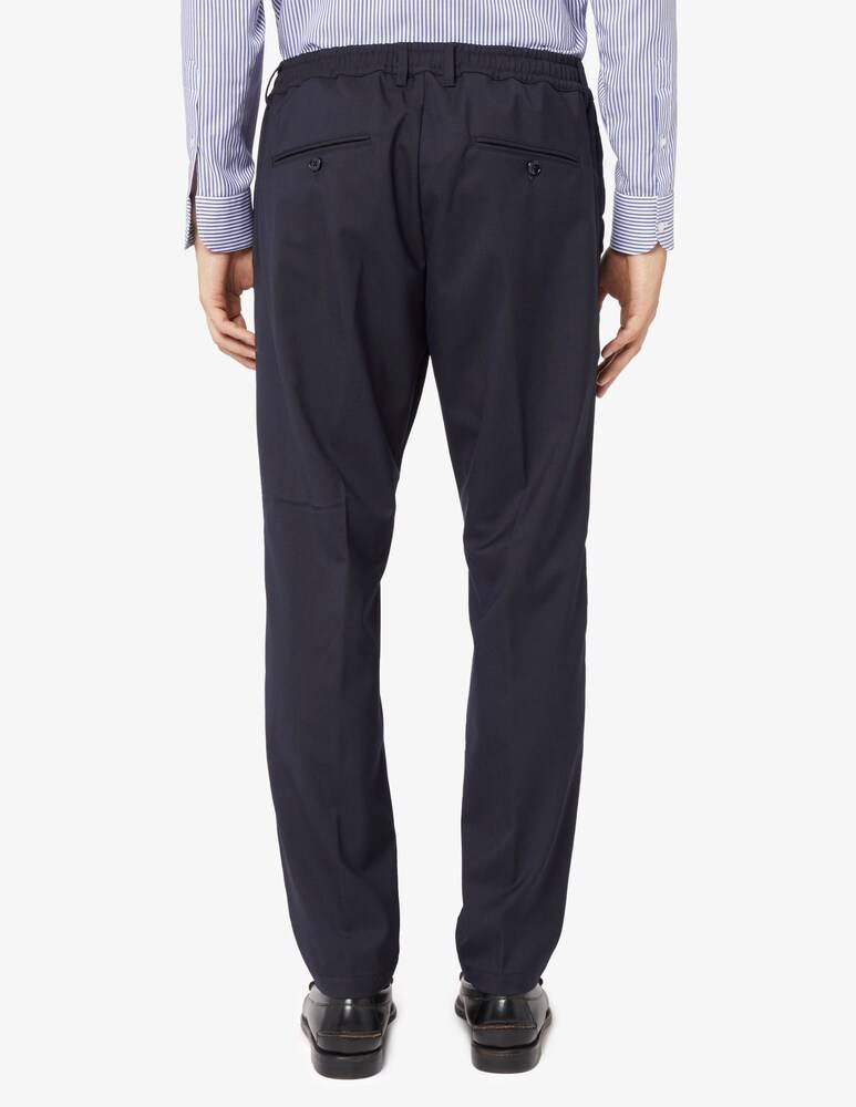 Cruna Pantaloni Mitte In Lana Tecnica