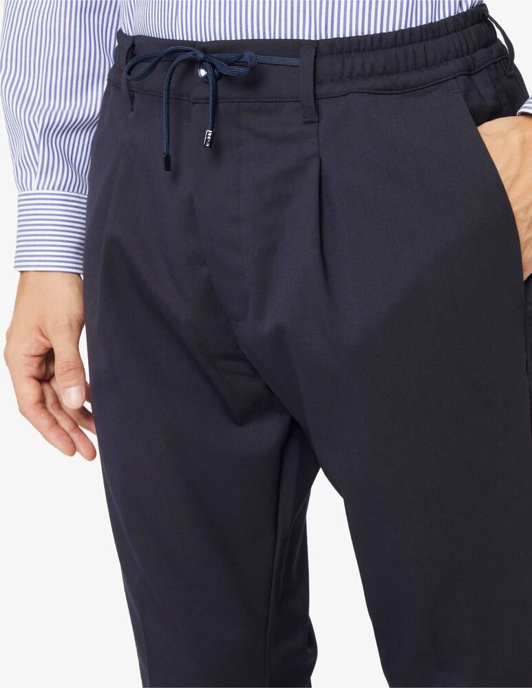 Cruna Pantaloni Mitte In Lana Tecnica