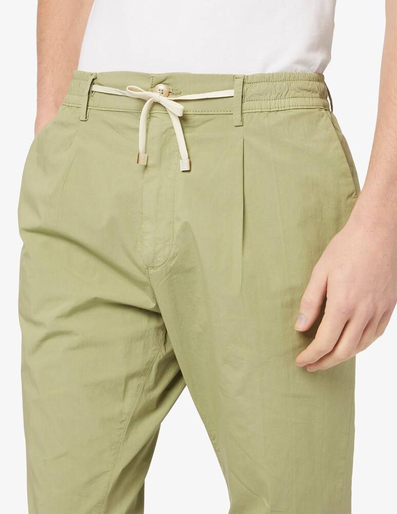 Cruna Pantaloni Mitte Poplin Stretch