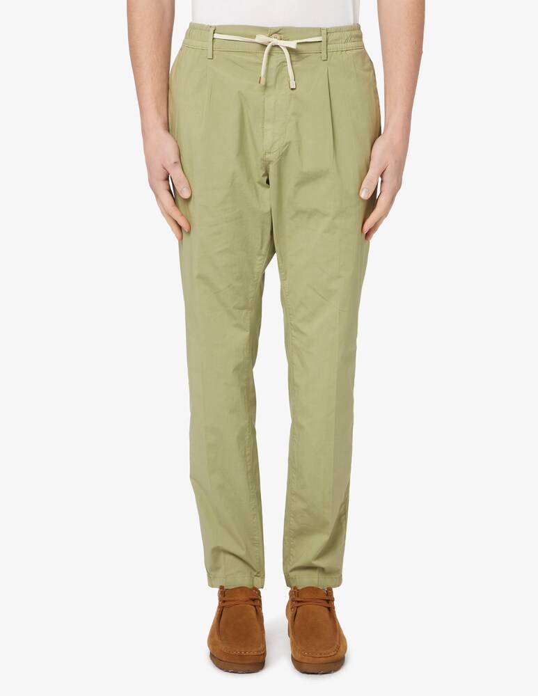 Cruna Pantaloni mitte poplin stretch