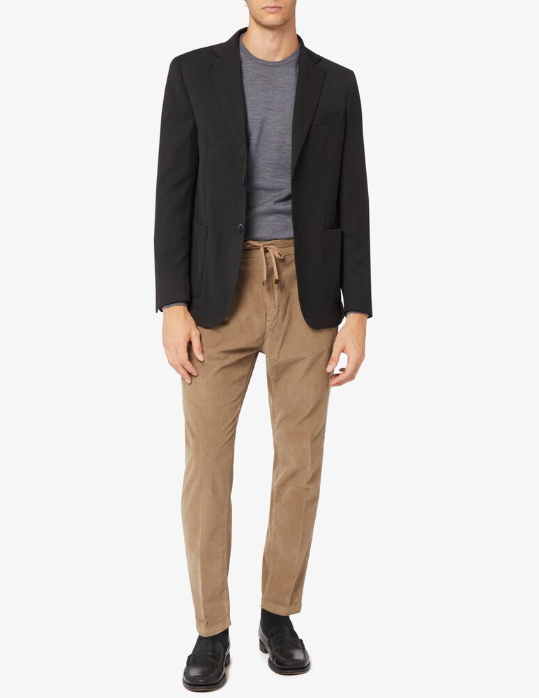 Cruna Pantaloni Mitte Velluto 2000 Righe
