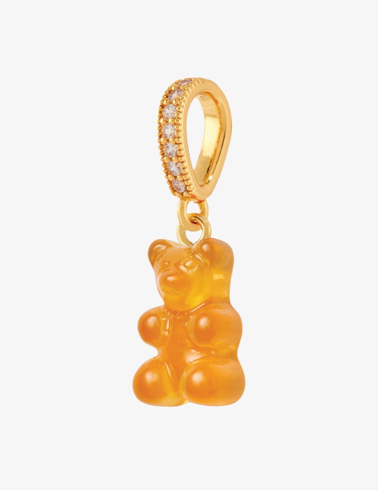 Crystal Haze Ciondolo Pave Nostalgia Bear - Arancione