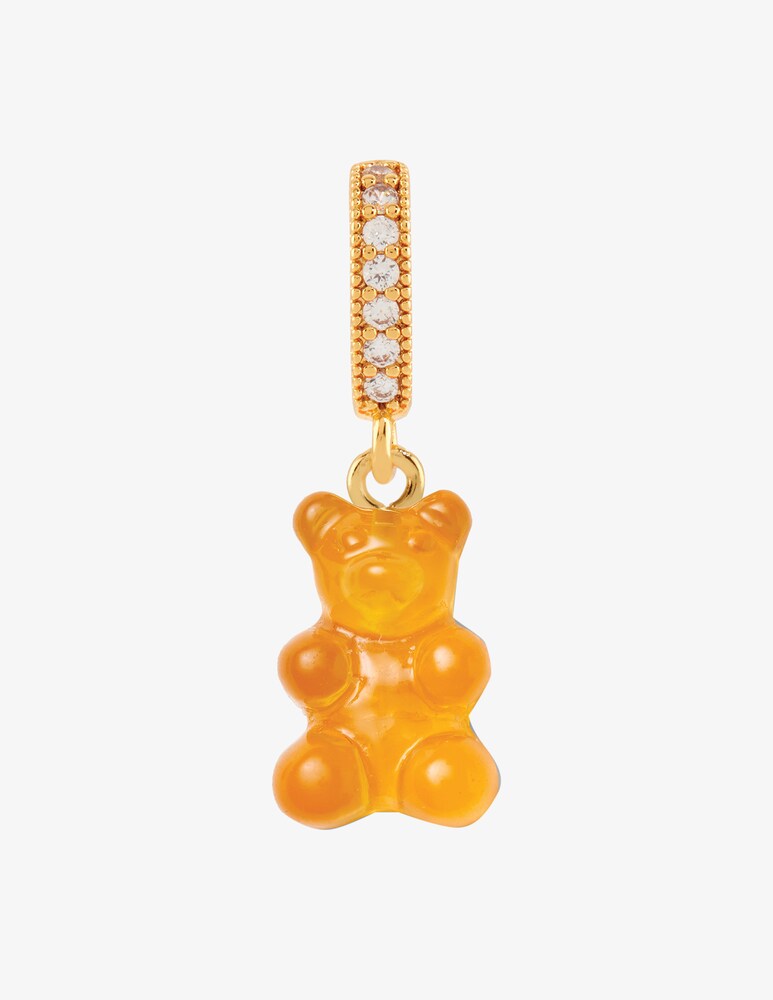 Crystal Haze Ciondolo Pave nostalgia bear - Arancione