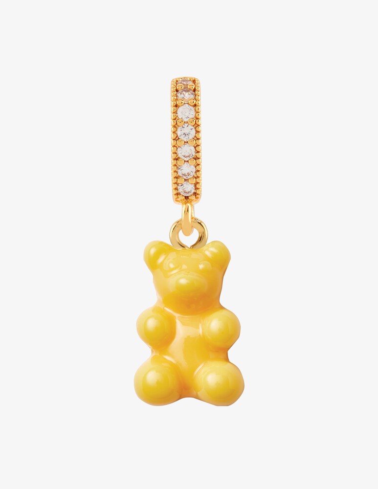 Crystal Haze Ciondolo Pave nostalgia bear - Giallo