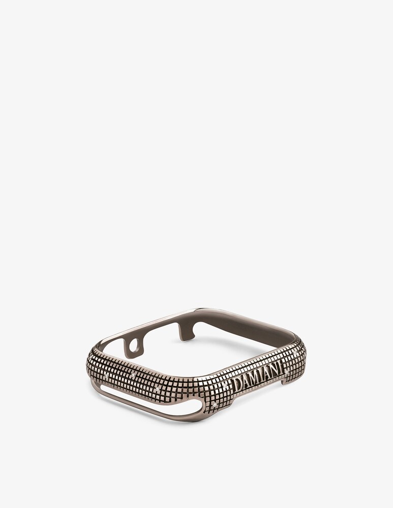 Damiani Cover watch in titanio brunito con diamanti