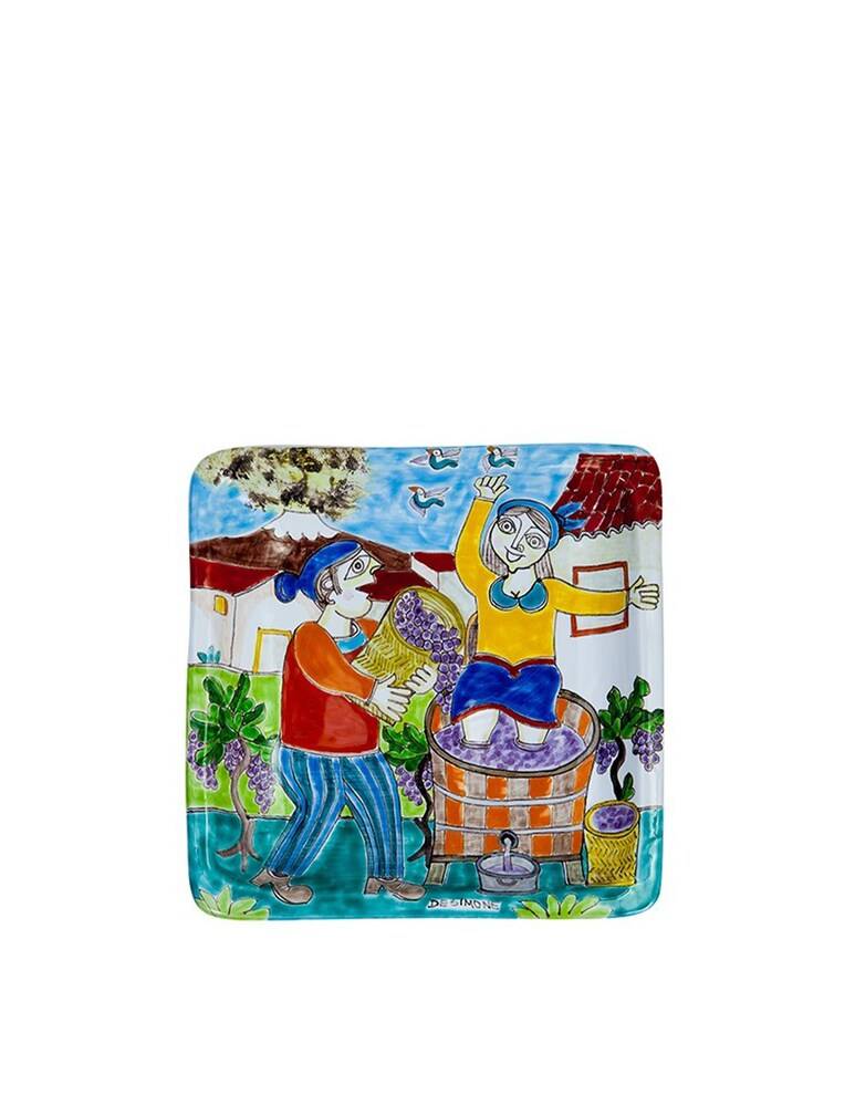 De Simone Piatto Ornamentale - Multicolor
