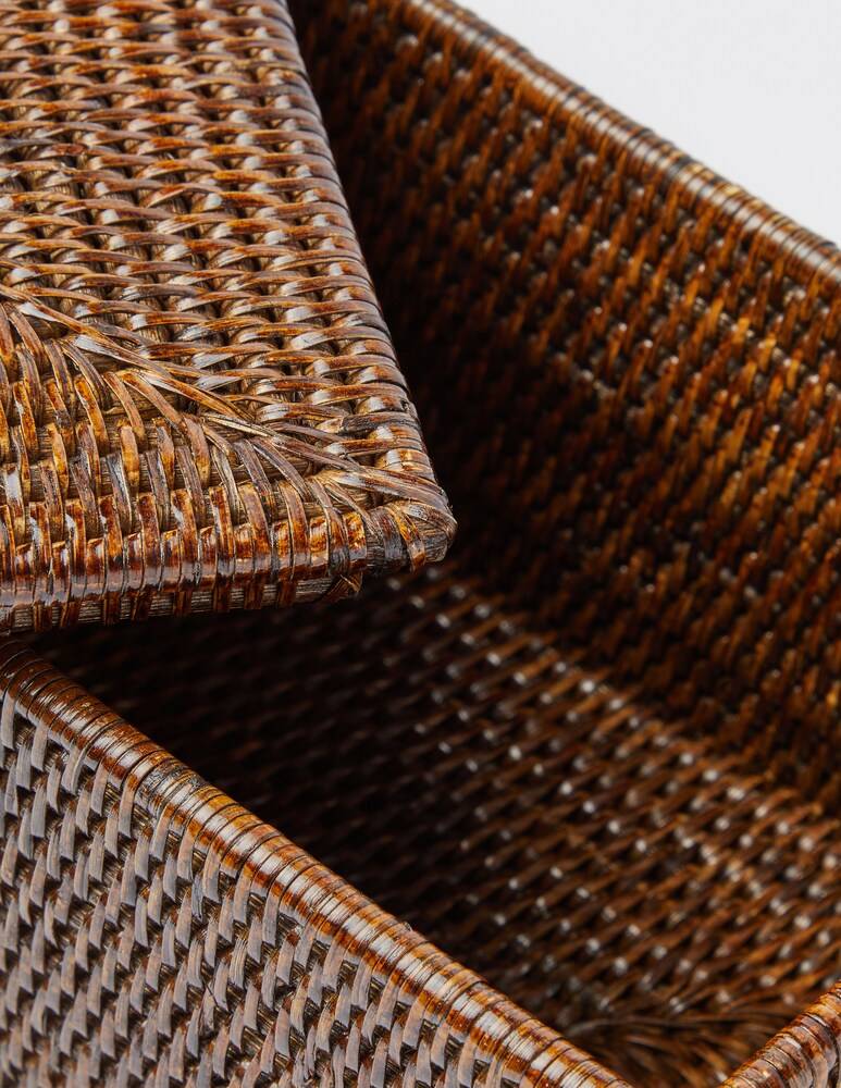 Decor Walther Basket Contenitore Multiuso Con Coperchio - Marrone