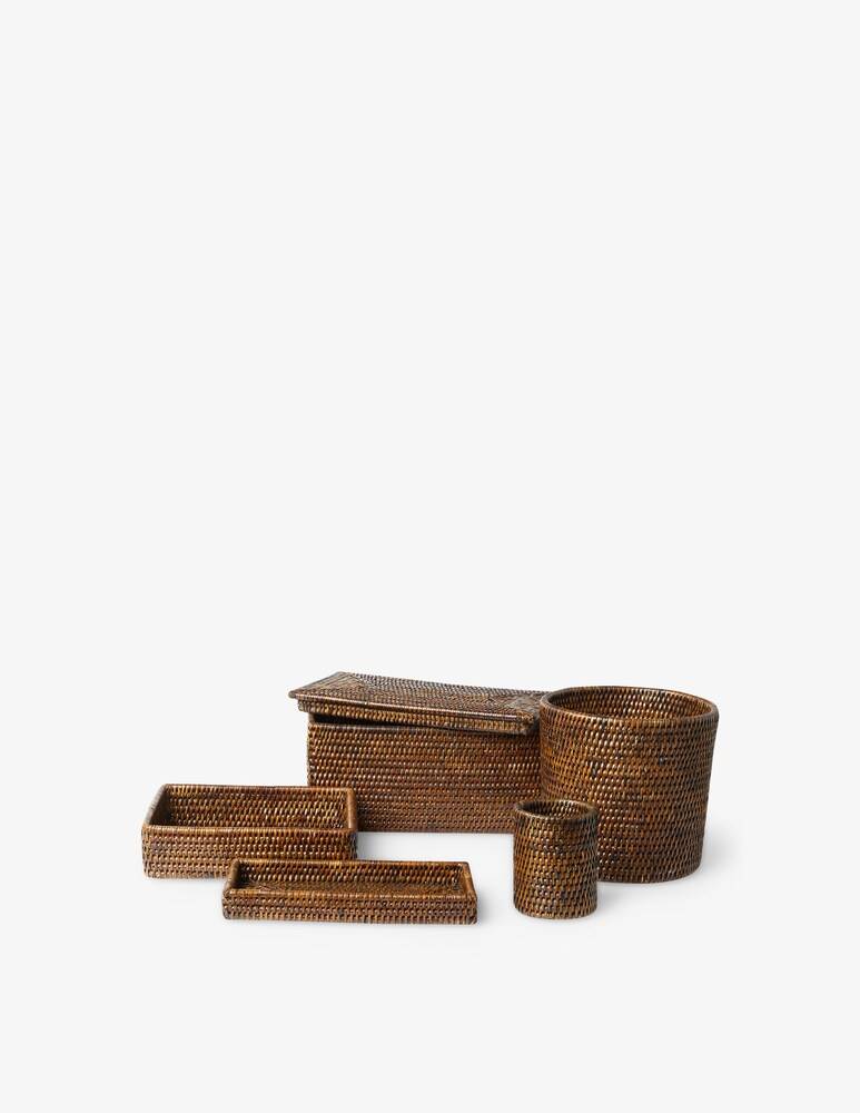 Decor Walther Basket Contenitore Multiuso Con Coperchio - Marrone