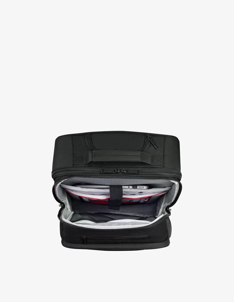 Delsey Parvis Plus Zaino Trolley Da Cabina A 2 Scomparti Pc 17'' - Nero