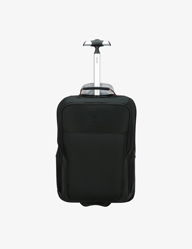Delsey Parvis Plus Zaino Trolley Da Cabina A 2 Scomparti Pc 17'' - Nero