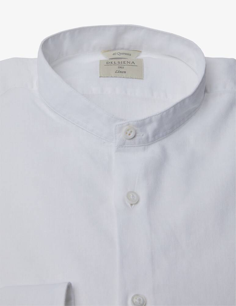 Delsiena Camicia Lino Viscosa