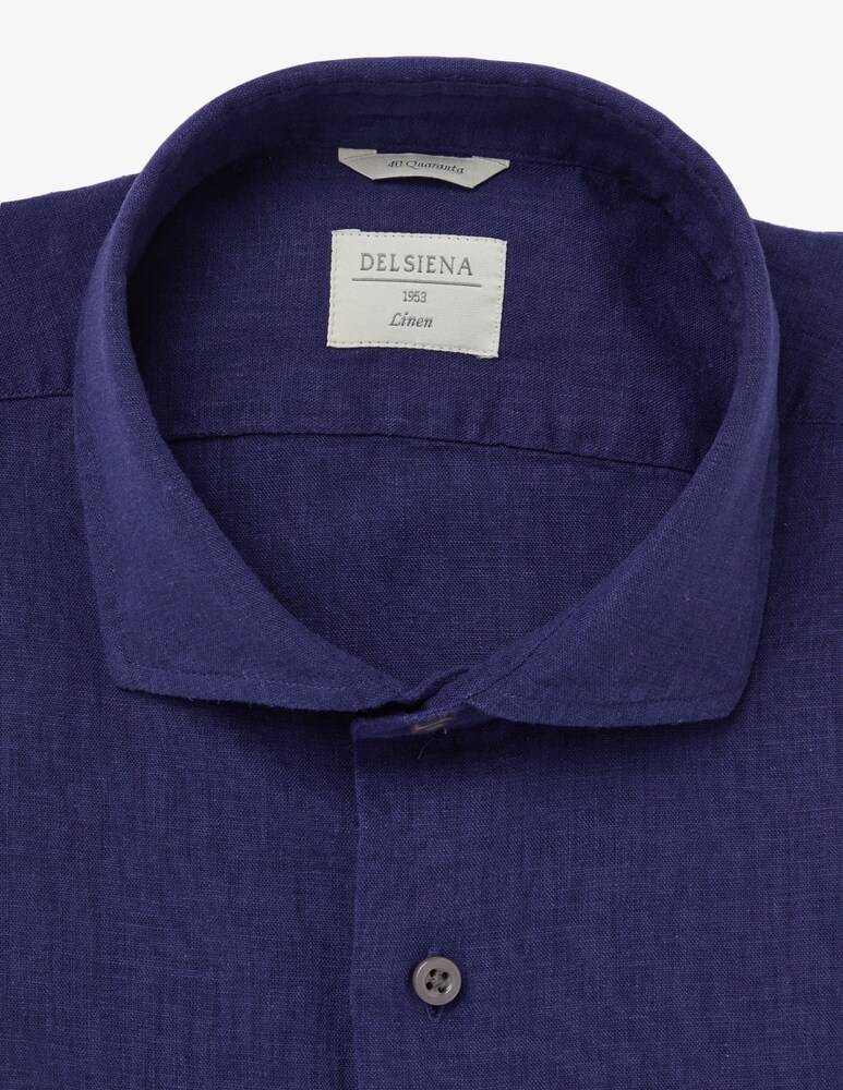 Delsiena Camicia Lino Viscosa