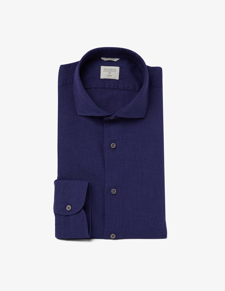 Delsiena Camicia lino viscosa