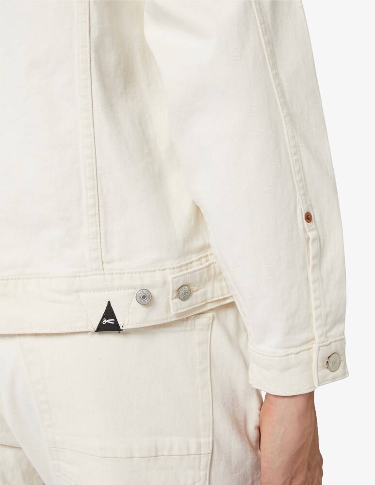 Denham Giacca Denim Ecru