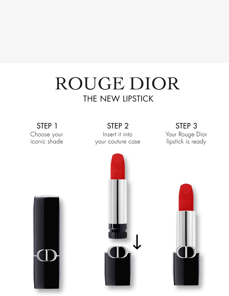 DIOR Rouge Dior La Ricarica Rossetto Velvet