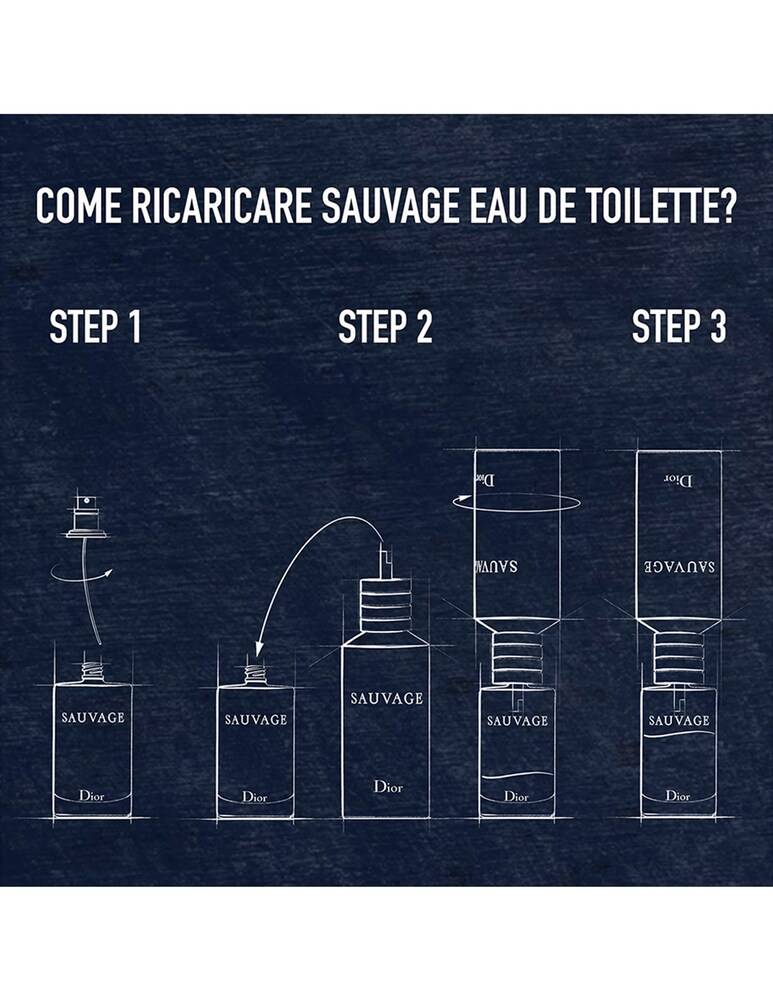 DIOR Sauvage Eau De Toilette Ricarica 300ml