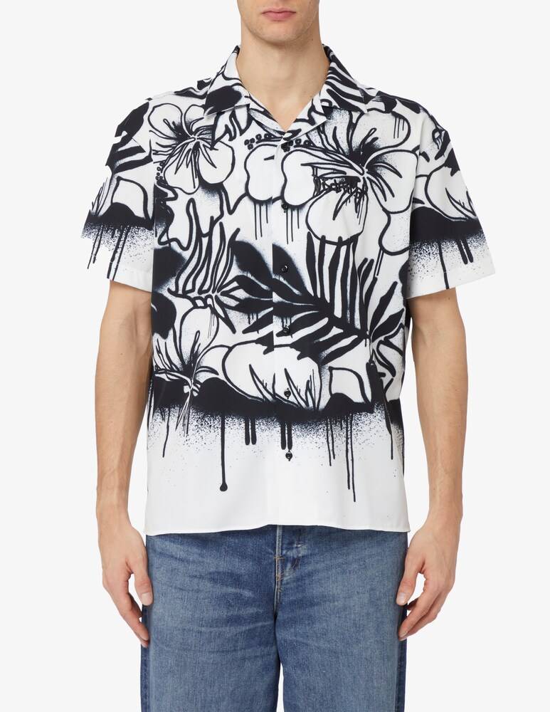 Disclaimer Camicia maniche corte fiori
