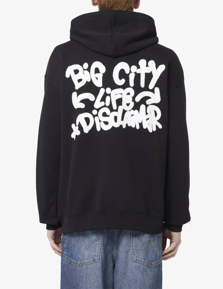 Disclaimer Felpa Con Cappuccio Big City Life
