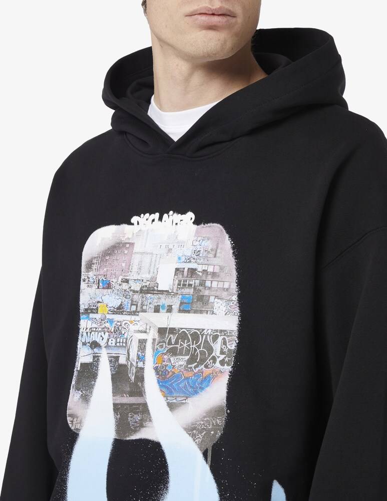 Disclaimer Felpa Con Cappuccio Big City Life