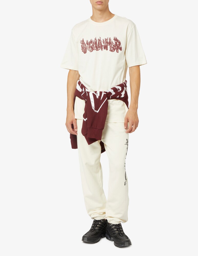Disclaimer Pantalone Tuta Lettering Graffiti Lato