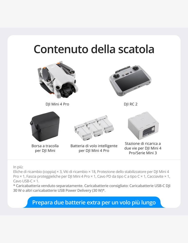 DJI Mini 4 Pro Fly More Combo (RC 2)